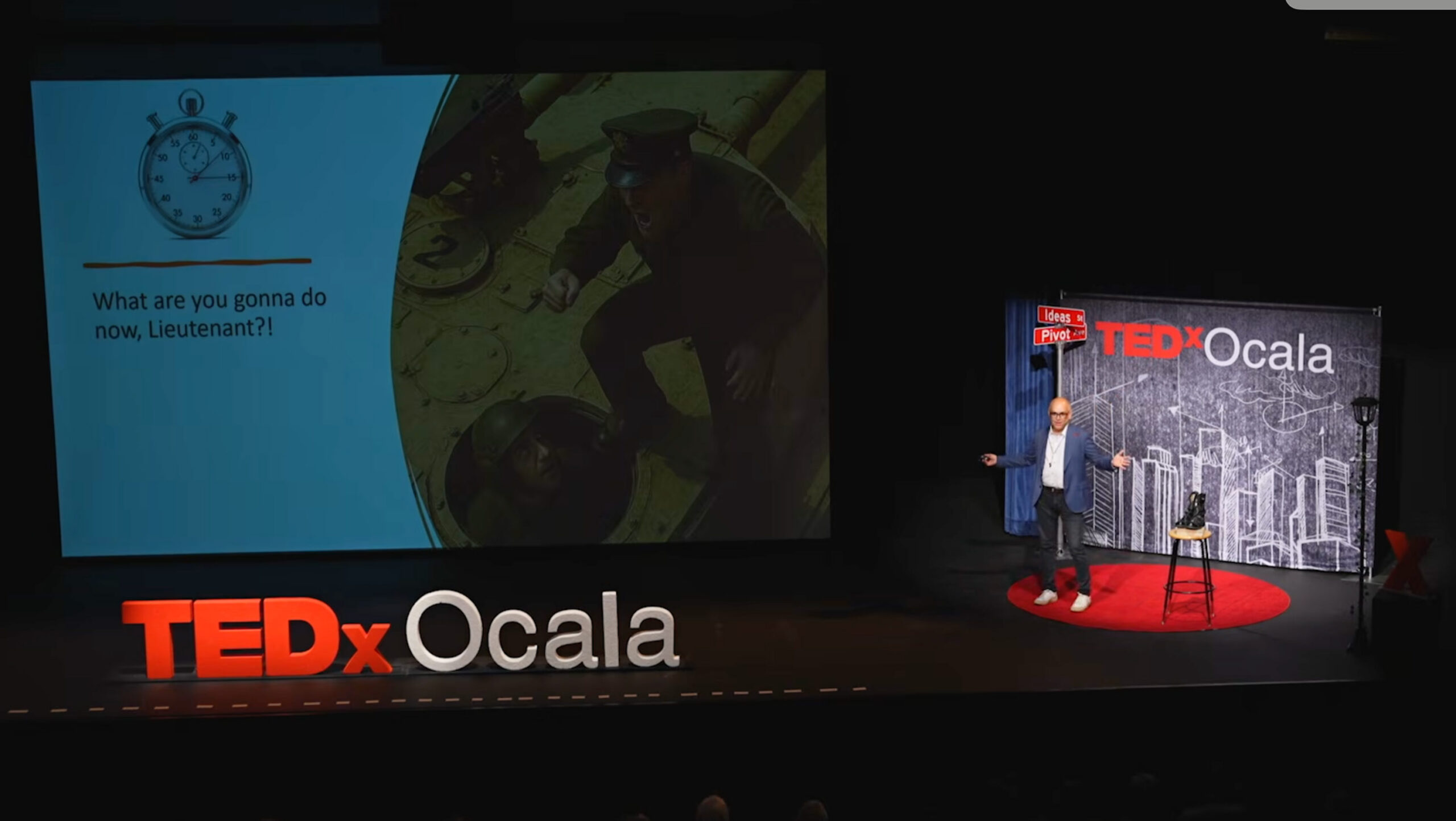Lee Pepper speaking at TEDx